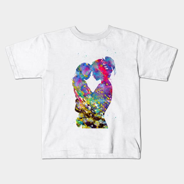 Mother and daughter Kids T-Shirt by erzebeth